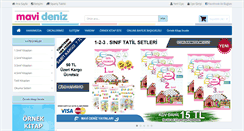 Desktop Screenshot of mavidenizyayinlari.com